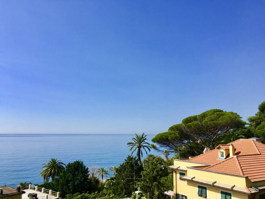 Cogoleto, appartamento vista mare - La vista dal terrazzo